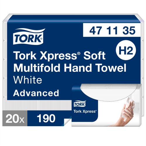 Käsipyyhe Tork Xpress Multifold H2 /20 471135, hinta 51,24€