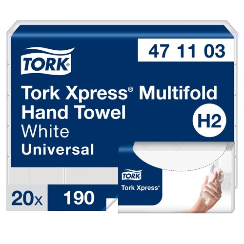 Käsipyyhe Tork Xpress Multifold H2 20 kpl 471103, hinta 54,40€