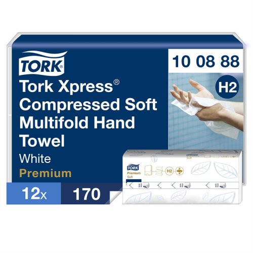 Käsipyyhe Tork Xpress Soft Multifold H2 12 kpl 100888, hinta 85,25€