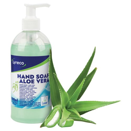 Käsisaippua Lyreco aloe vera 500ml, hinta 6,48€