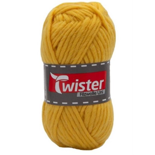 Käsityölanka Filzwolle keltainen 50g, hinta 2,48€