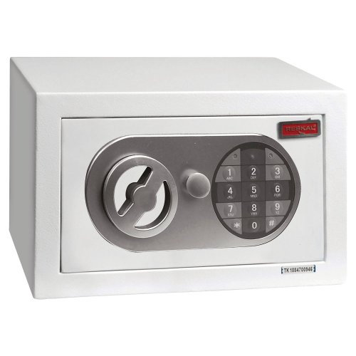 Kassakaappi Reskal se premium elektroninen valkoinen, hinta 107,99€