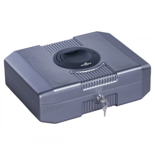 1892144 Kassalipas Durable 1782 Eurobox on kestävä ja turvallinen lukittava kolikkolokerolla ja seteliosastolla. Kassalippaassa on numeroidut avaimet ja ergonominen luja kantokahva.