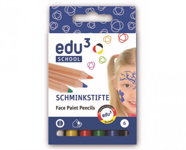 Kasvovärikynät Wennström värilajitelma /6, hinta 17,98€