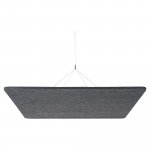 Kattopaneeli Sculpo 120 x 120cm harmaa