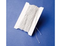 Kaulanauhalanka Playbox 50 m x 1 mm valkoinen