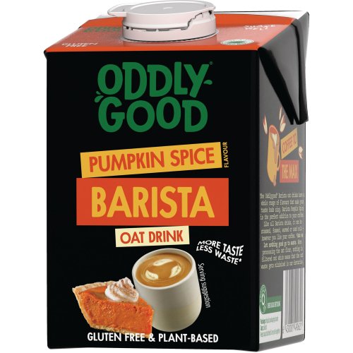 Kaurajuoma Oddlygood barista pumpkin 0,5l, hinta 2,86€