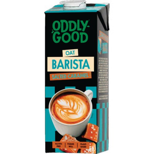 Kaurajuoma Valio oddlygood barista caramel gluteeniton uht 1l, hinta 4,55€