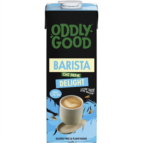 Kaurajuoma Valio Oddlygood Barista Delight 1L UHTgluteeniton, hinta 2,81€