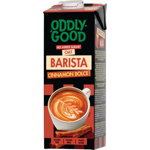 Kaurajuoma Valio oddlygood barista kaneli gluteeniton uht 1l, hinta 4,55€