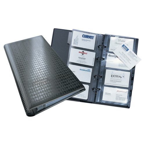 Käyntikorttikansio Durable visifix centium 200 kortille a5 musta, hinta 31,27€