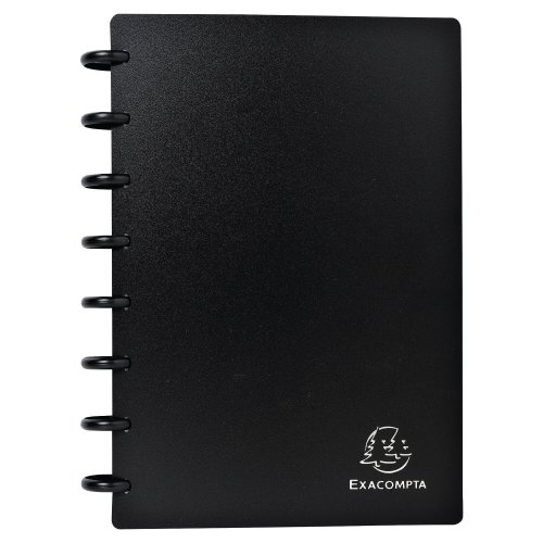 Käyntikorttikansio Exacompta 120 kortille a5, musta, hinta 27,62€