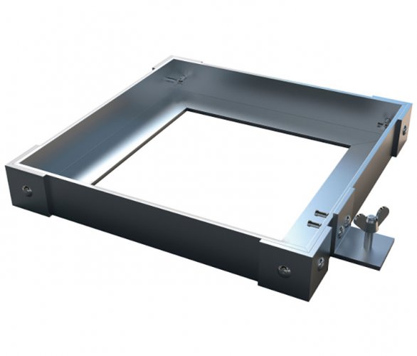 Kehikko lisäpainolle Nobo väliseiniin ja lattiasermeihin, hinta 101,88€