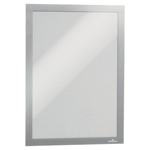 Kehys Durable 4882 duraframe itsekiinnittyvä a4 hopea 10kpl, hinta 113,16€
