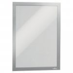 Kehys Durable 4882 duraframe itsekiinnittyvä a4 hopea 10kpl