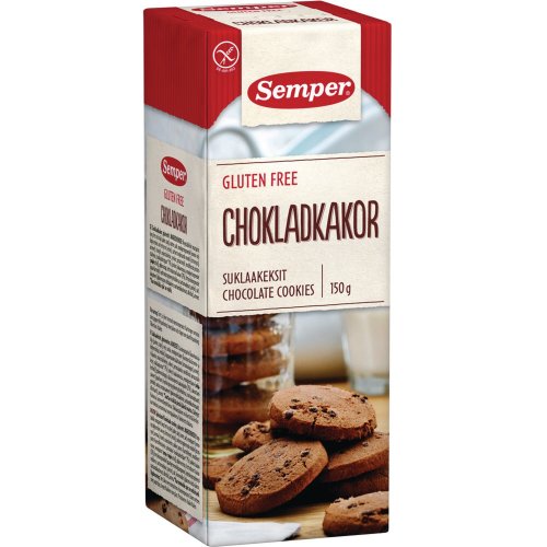 Keksi Semper suklaa gluteeniton 150g, hinta 6,99€