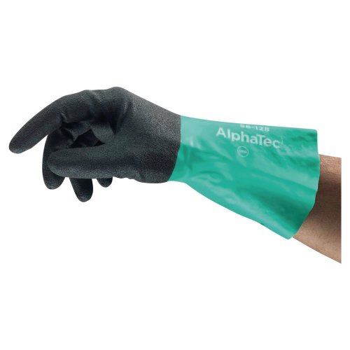 Kemikaalisuojakäsine Ansell alphatec 58-128 koko 10, hinta 4,59€