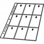 Keräilykorttitasku a4 taskukoko 65 x 89mm kansioreijitys 10kpl