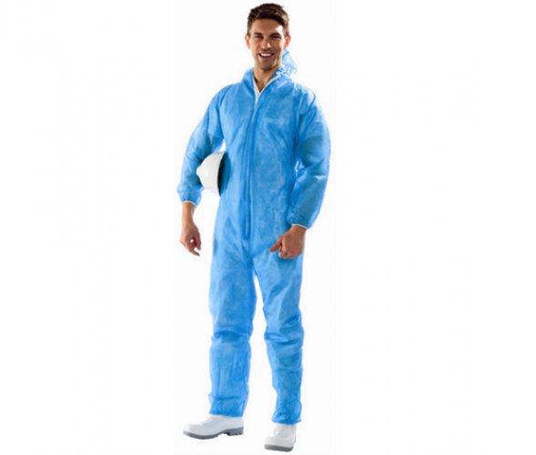 Kertakäyttöhaalari Sir Polifilm Coverall sininen PP M, hinta 5,48€