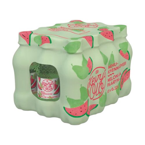 Kevytolo Olvi mehukivennäisvesi meloni-päärynä 0,33l 12kpl, hinta 11,38€