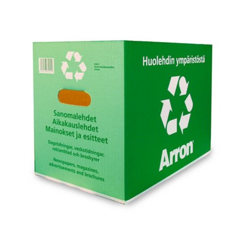 Kierrätyslaatikko Arron 250 x 400 x 310 mm vihreä, hinta 3,63€