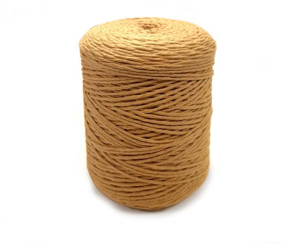 Kierrätyspuuvillalanka Minimop 700g leijonankeltainen, hinta 18,09€