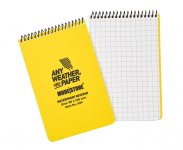 Kierrelehtiö Modestone 96x148 mm 100 sivua keltainen