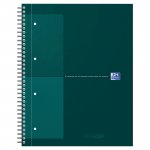 Kierrevihko Oxford intern a4+/80 ruudutettu 5x5mm vihreä