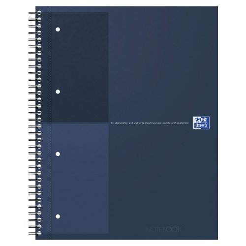 Kierrevihko Oxford intern a4+/80 viivoilla sininen, hinta 11,33€