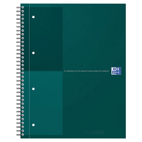 Kierrevihko Oxford intern a4+/80 viivoilla vihreä, hinta 11,33€