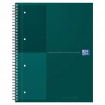 Kierrevihko Oxford intern a4+/80 viivoilla vihreä