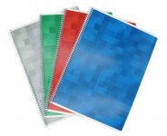 Kierrevihko Paperípiste A4/40 ruudutus