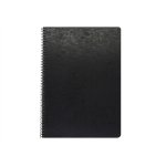 Kierrevihko Paperipiste A4/80 pahvikantinen musta