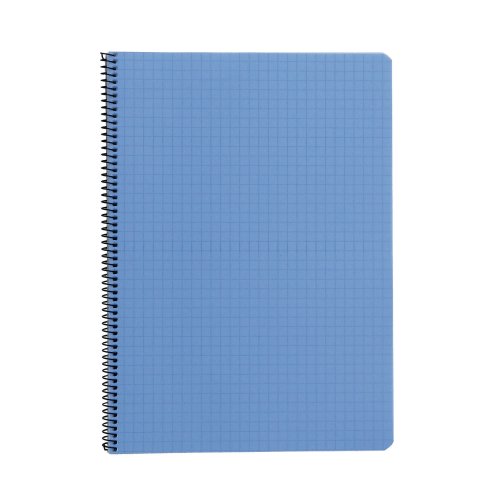 Kierrevihko Paperipiste a4/80 ruudutettu 7x7mm muovikansi sininen, hinta 5,67€