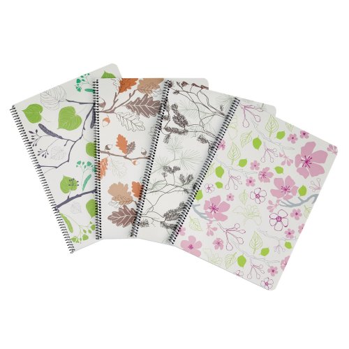 Kierrevihko Paperipiste nature a4/80 ruudutettu 7x7mm värilajitelma, hinta 1,94€