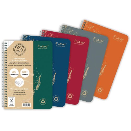 Kierrevihko Rhodia forever a5/60 ruudutettu 5 x 5 mm, hinta 3,51€