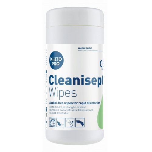 Pintadesinfektiopyyhe Kiilto pro cleanisept wipes 1 kpl=100 pyyhettä 100kpl, hinta 24,09€