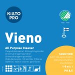 Kiilto pro vieno käyttöliuosetiketti rulla, 100 tarraa 100kpl