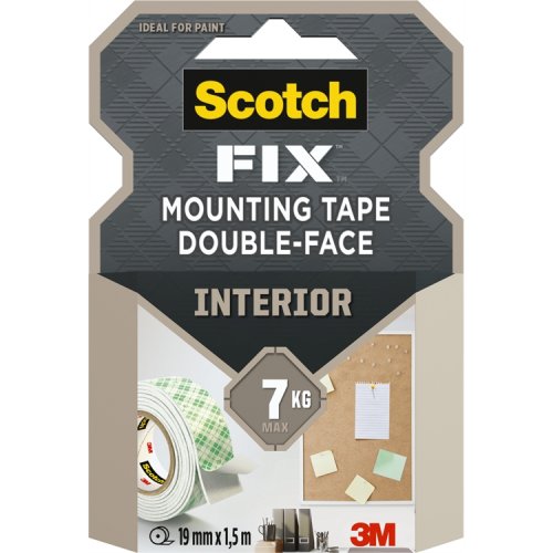 Kiinnitysteippi Scotch-FIX Interior 19mm x 1,5m, hinta 6,29€