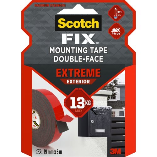 Kiinnitysteippi vahva Scotch-FIX Extreme Exterior 19mm x 5m, hinta 11,35€