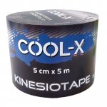 Kinesioteippi Cool-x musta 5cm x 5m