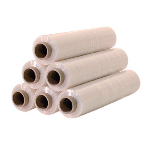 Kiristekalvo 20 my kirkas käsinkäärintälaitteeseen nyt edulliseen hintaan, kiristekalvot nopealla toimituksella, paljon 450 mm 20my kiristekalvoja varastotuotteina