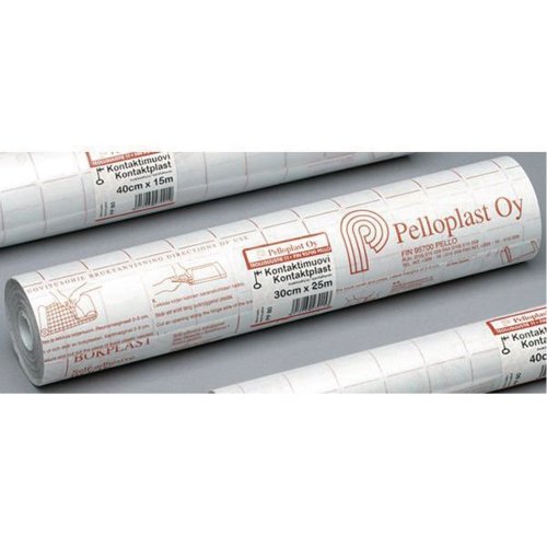 Kirjamuovi 110mic 30cm x 25m matta, hinta 54,73€