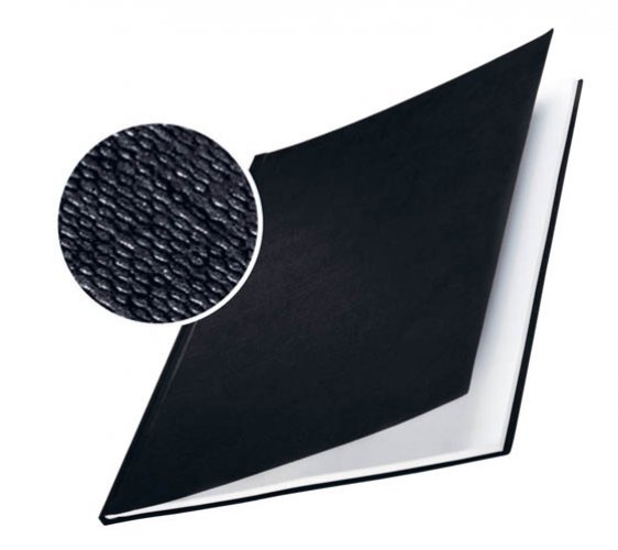 Kirjasidontakansi Leitz kova pellava musta 7 mm /10, hinta 69,69€