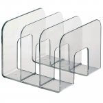 Kirjateline Durable 1395400 3-osainen 215x210x165mm kirkas