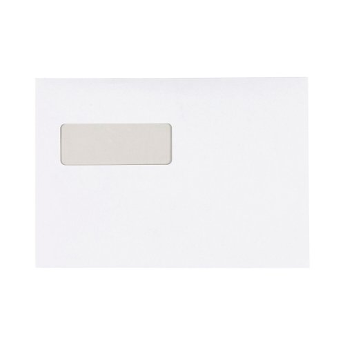 Kirjekuori e5 30x90 ikkunalla, valkoinen 500kpl, hinta 45,66€