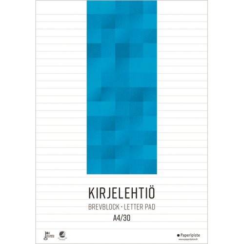 Kirjelehtiö Paperipiste A4/30, hinta 2,34€