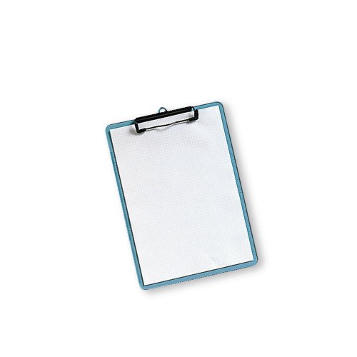 Kirjoitusalusta 230x315mm läpikuultava sininen, hinta 5,25€
