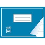 Kirjoitusvihko 525 A5/20 kaksoisviivat