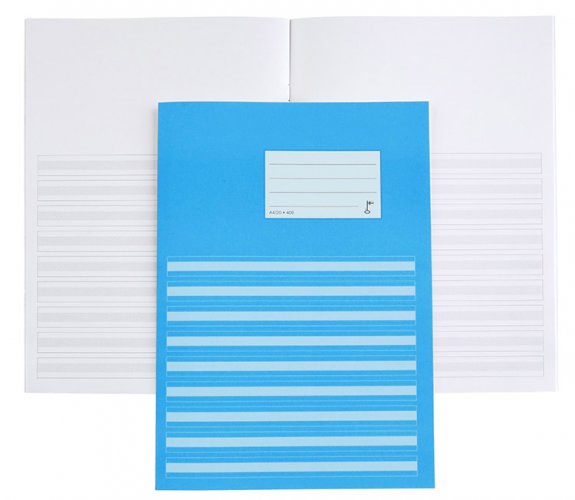 Kirjoitusvihko Paperipiste 409 A4/20 blanko + apuviivat, hinta 0,82€